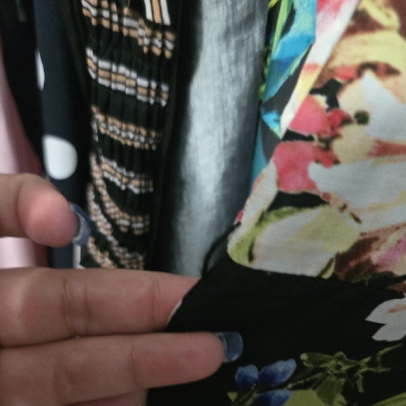 New York & Company Pink and Green Sleeveless Sundress - Picture 4 of 4